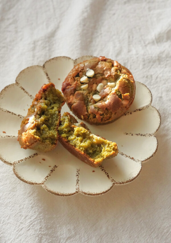 Matcha Mochi Muffins