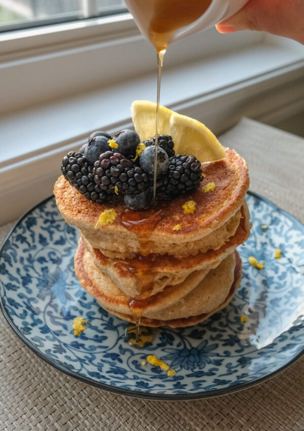 Lemon Ricotta Soufflé Pancakes