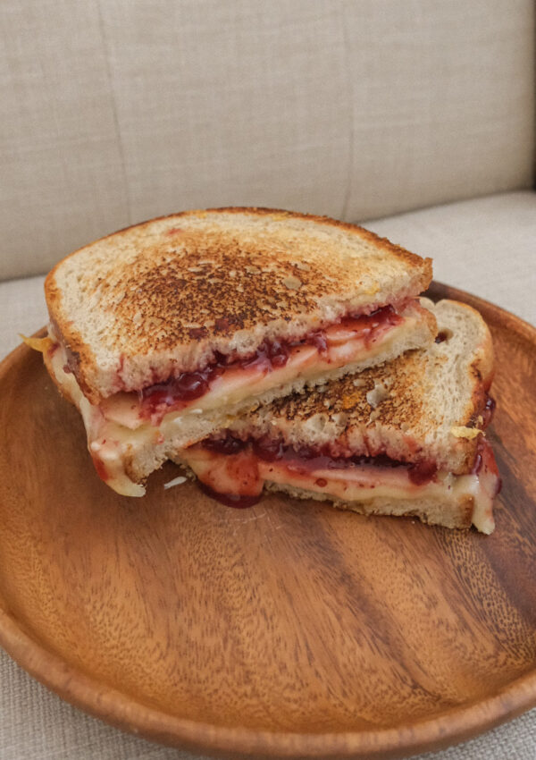Cranberry, Apple, and Brie Grilled Cheese