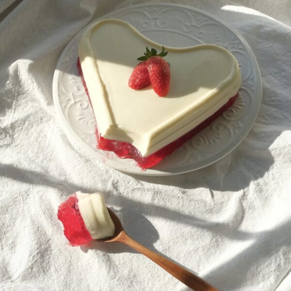 Strawberry Panna Cotta Jelly