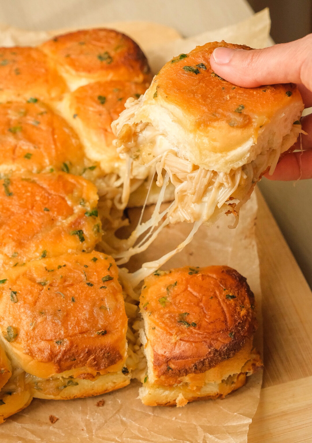 Cheesy Miso Garlic Rolls