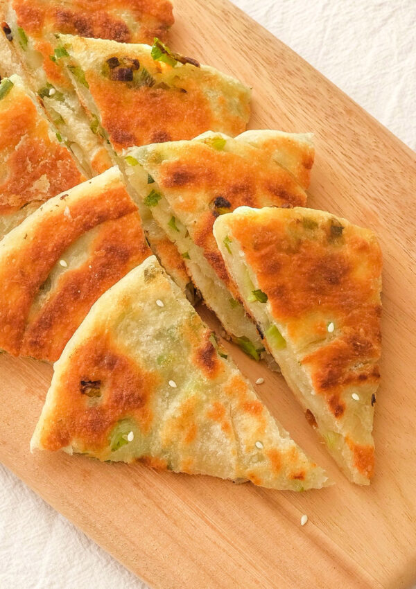 Crispy & Flaky Scallion Pancakes