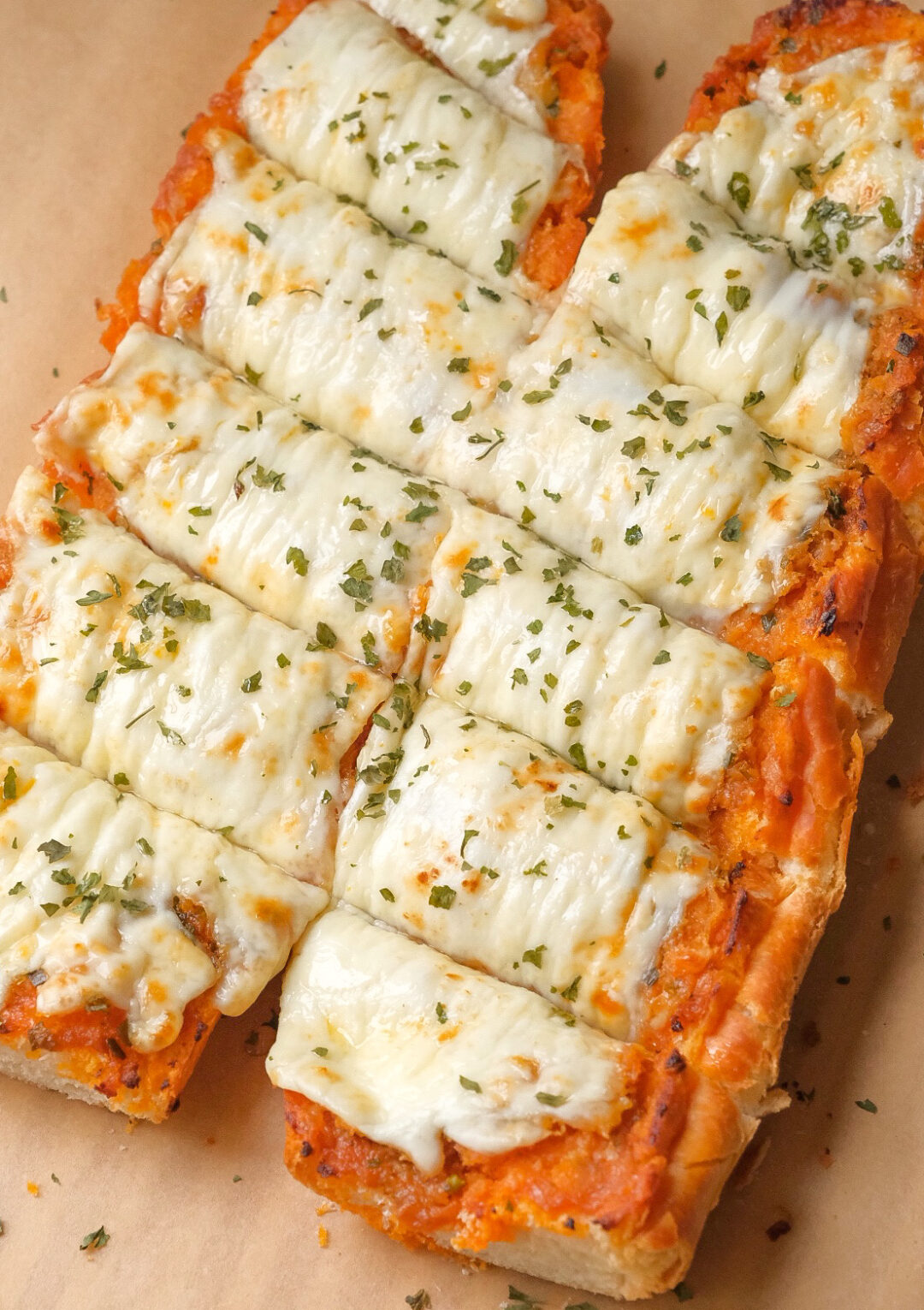 Cheesy Gochujang Garlic Bread