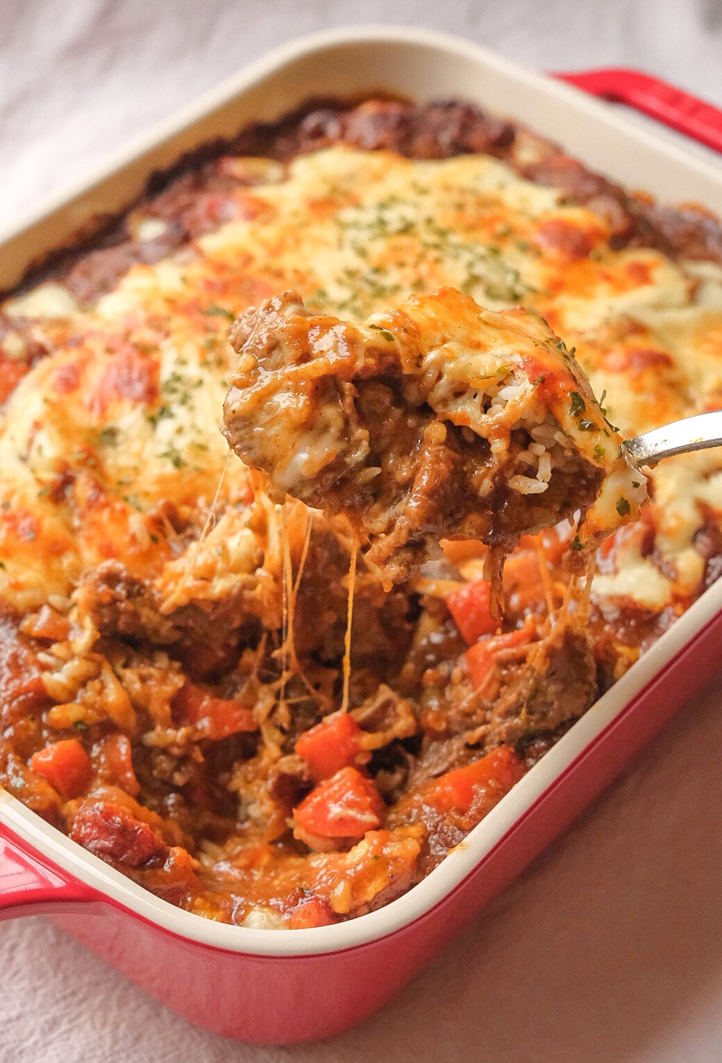 Cheesy Japanese Beef Curry Rice