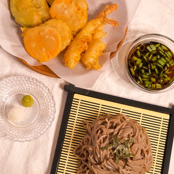 Zaru Soba with Crispy Tempura
