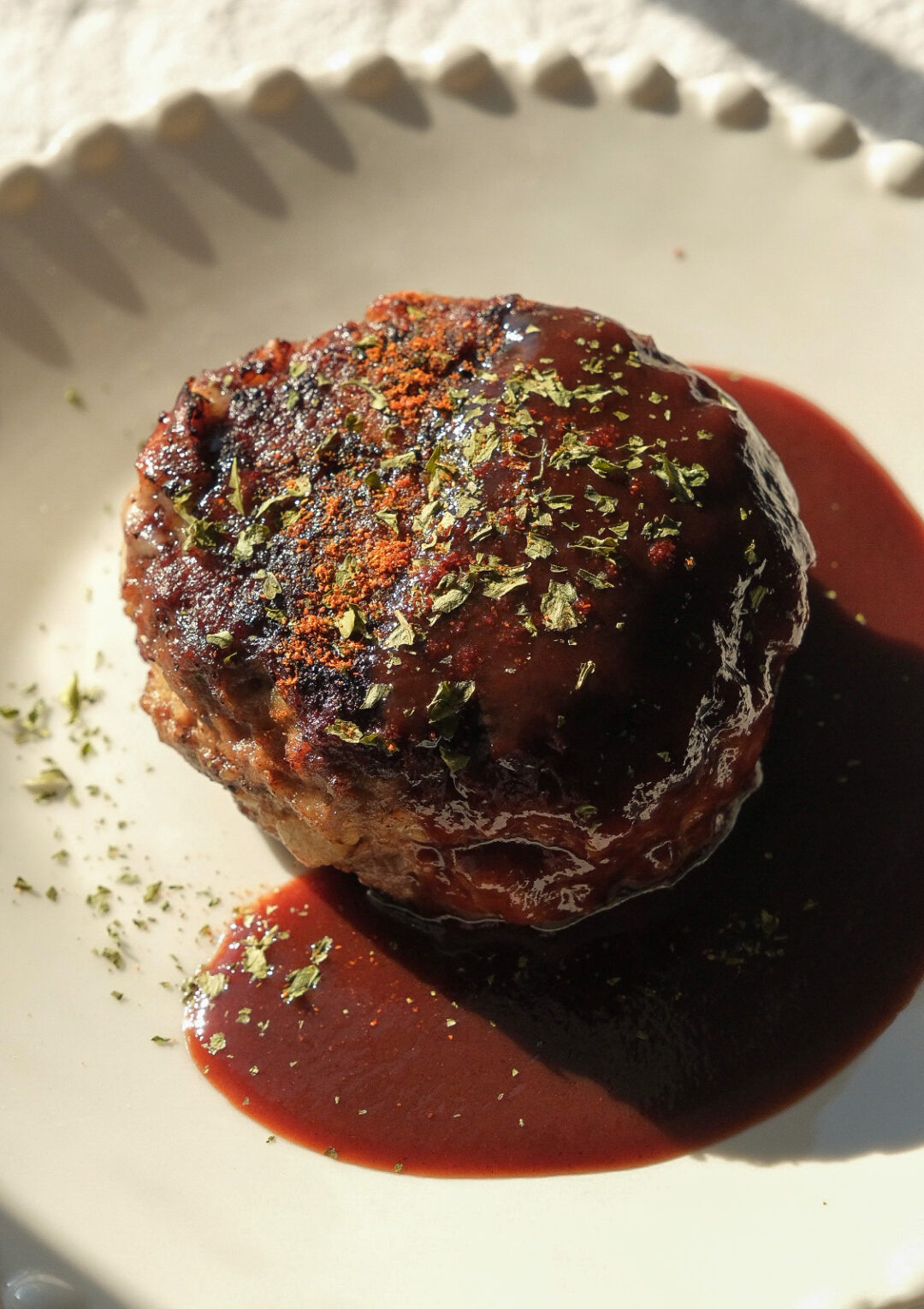 Japanese Cheesy Hamburger Steak