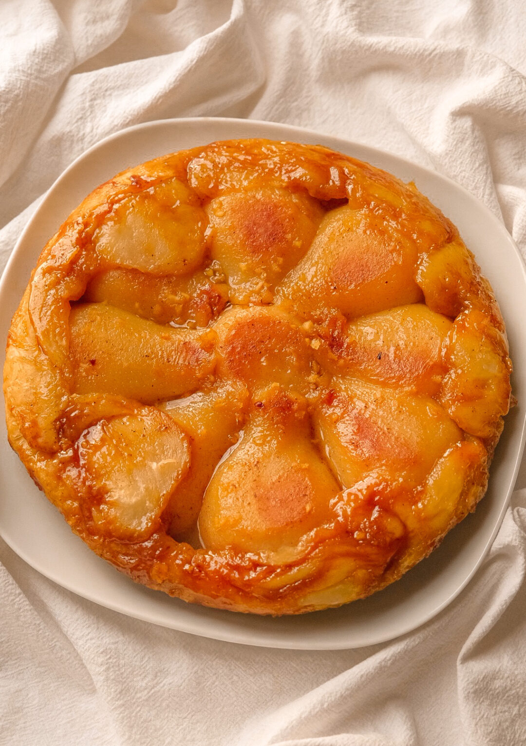 Pear Ginger Tarte Tatin