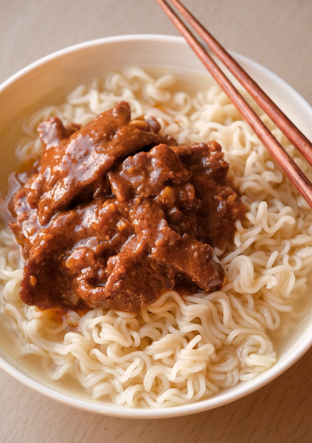 Satay Beef Noodle Soup